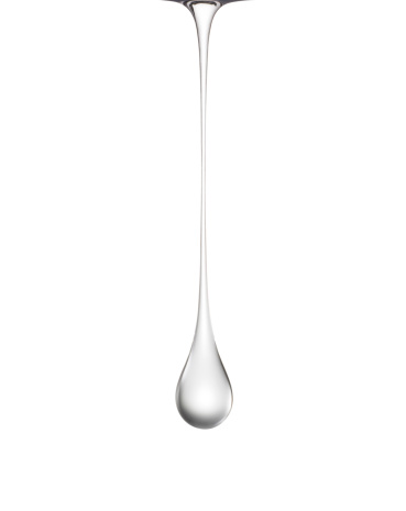 One drop of water, are hanging drop. Within the white