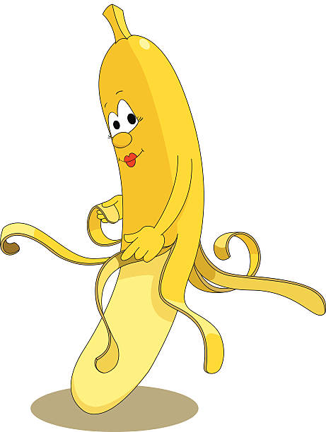 Fumetto di banana - illustrazione arte vettoriale