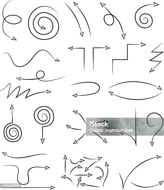 Panah Basic Panah Ilustrasi Stok - Unduh Gambar Sekarang - Peregangan - Aktivitas ...