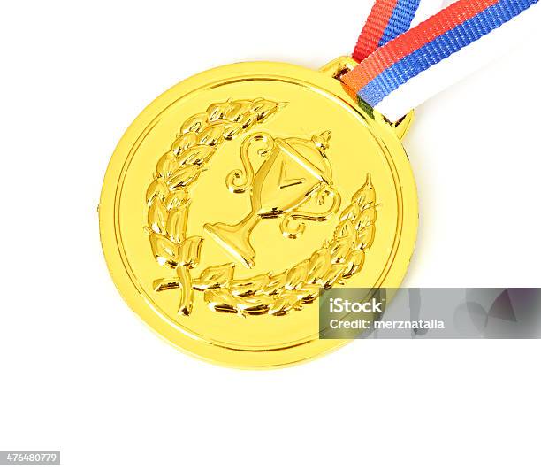 Foto de Medalha De Ouro e mais fotos de stock de Arranjar - Arranjar, Azul, Comemoração - Conceito