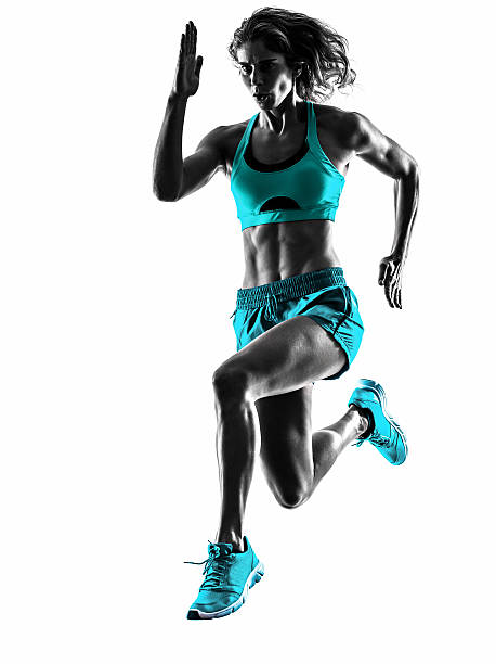 istock woman runner running jogger jogging silhouette 476483478