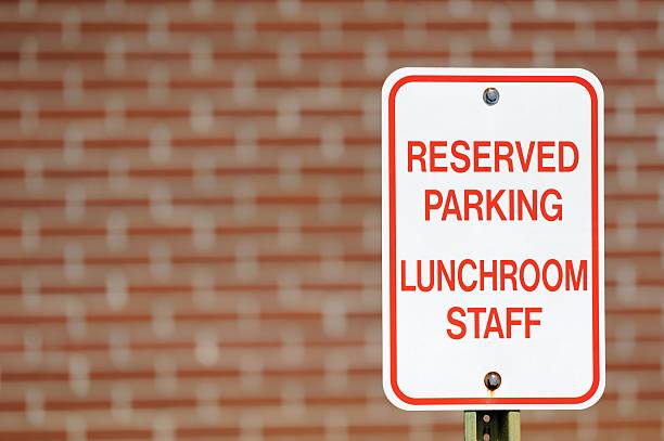 istock Reserved parking lunchroom staff 476483787