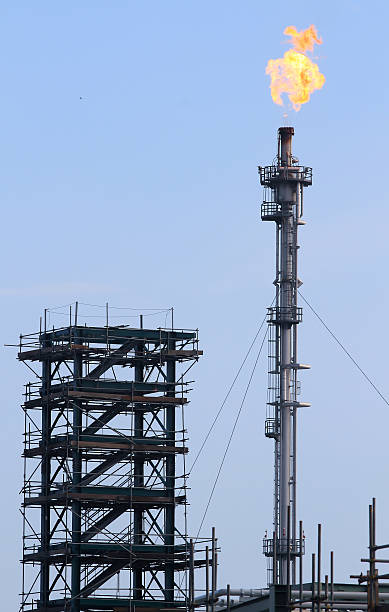 istock the refinery flare with cloud in background 476485655