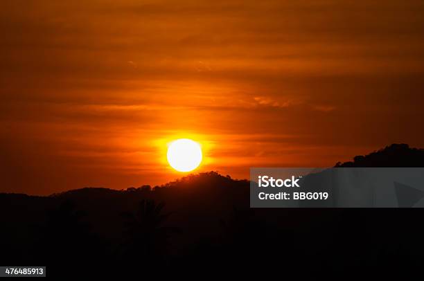 Sunset And Mountain Stock Photo - Download Image Now - Building Exterior, Cloud - Sky, Cloudscape