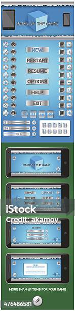 Interface Utilisateur Graphique Pour Les Jeux Vidéo 2 Vecteurs libres de droits et plus d'images vectorielles de ATH - Interface utilisateur graphique