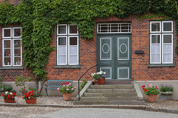 istock idyllic residential building in a small town 476488241