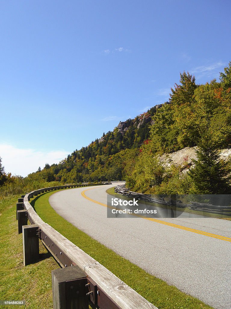 Blue Ridge Parkway Drive - Lizenzfrei Blau Stock-Foto