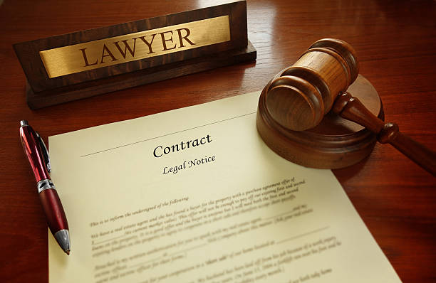 istock Legal contract with judge gavel 476490242