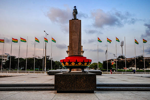 Monument & Tomb for Unknown Soldier Monument & Tomb For Unknown Soldier. A part of Independence Square, Accra, Ghana. ghana photos stock pictures, royalty-free photos & images