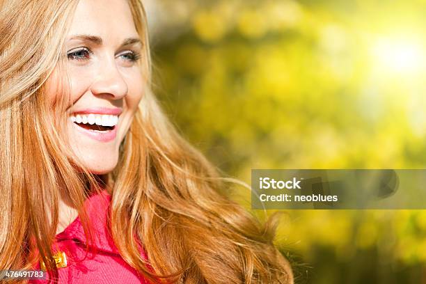 Portrait Of A Beautiful Woman Stock Photo - Download Image Now - Autumn, Women, Beauty