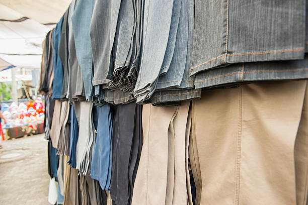 istock Pants in street market 476494284