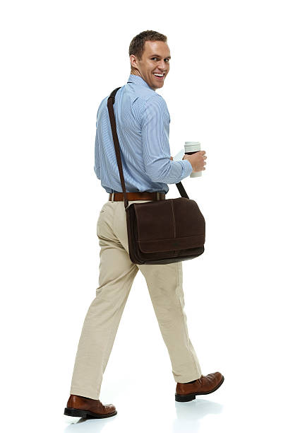 istock Businessman walking with coffee cup 476494476