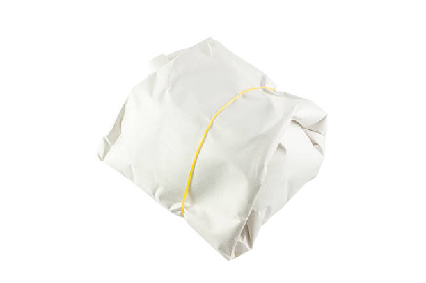 istock Food wrap in paper with elastic rubber, 476496839