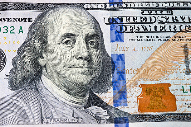 istock Close Up of Franklin on Hundred Dollar Bill 476498415
