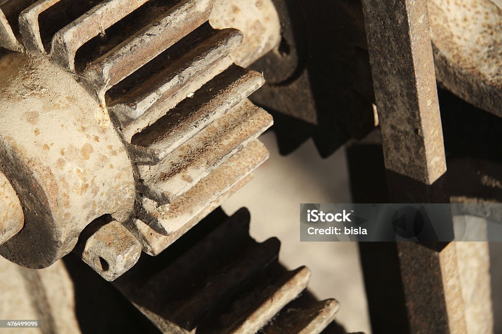 Rusty gears - Foto de stock de Abandonado royalty-free