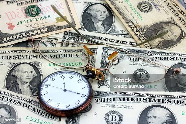 Dollar Watch Shows Stock Photo - Download Image Now - Antique, Banking, Business