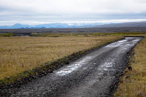 istock Lonely road in Icelands Highland 476499731
