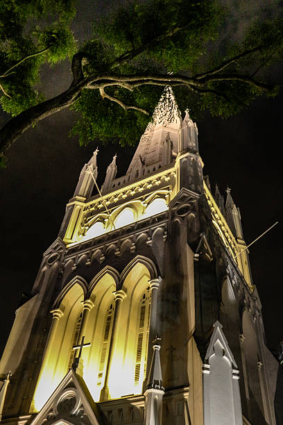 istock St Andrew's Cathedral Singapore at Night 476499739