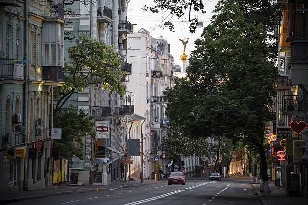 Early summer morning in Kiev