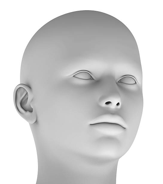 istock 3d head isolated on white background hires ray traced 476505336
