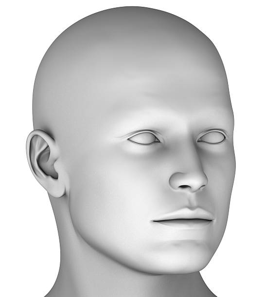 istock 3d head isolated on white background hires ray traced 476505344