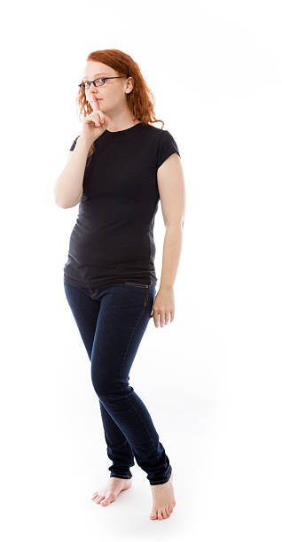 istock model isolated with finger on lips secret 476508994
