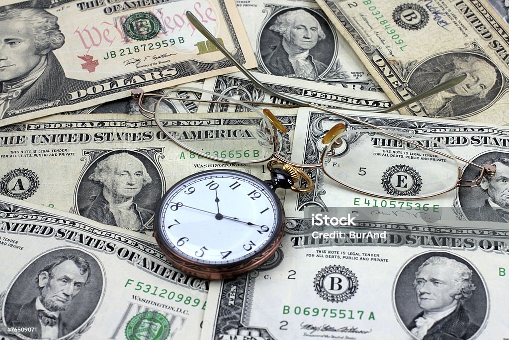 안경 상당의 시계 - 로열티 프리 가격표 스톡 사진