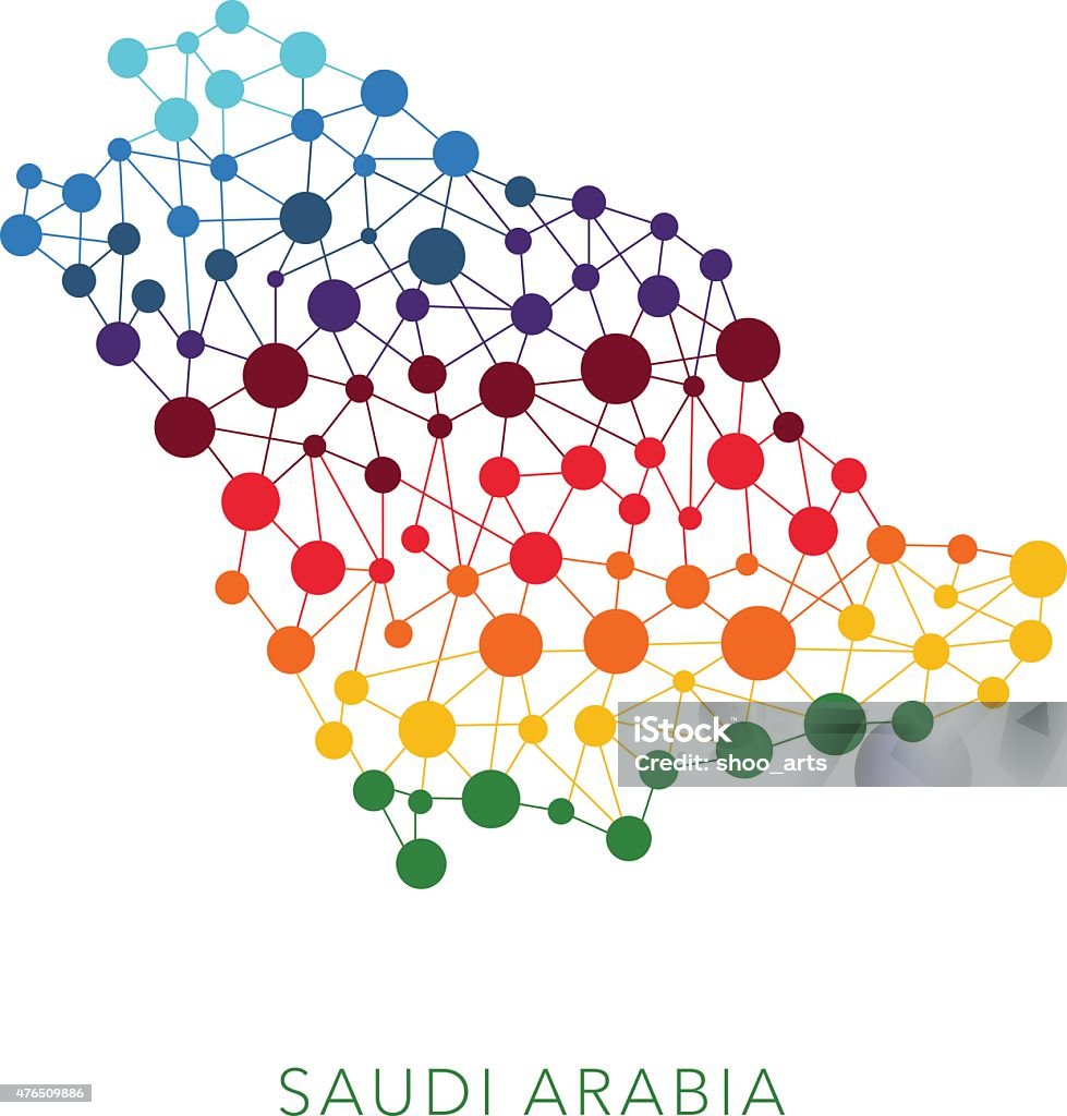 Saudi Structured Vector Dotted Texture Saudi Arabia Vector Background Stock Illustration ...