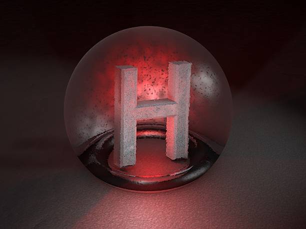 Crystal ball - H stock photo