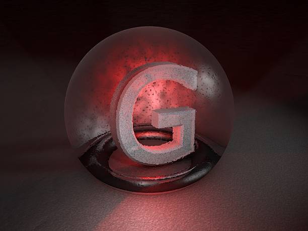 Crystal ball - G stock photo