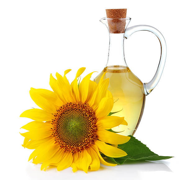 öl und sonnenblume - sunflower seed oil stock-fotos und bilder