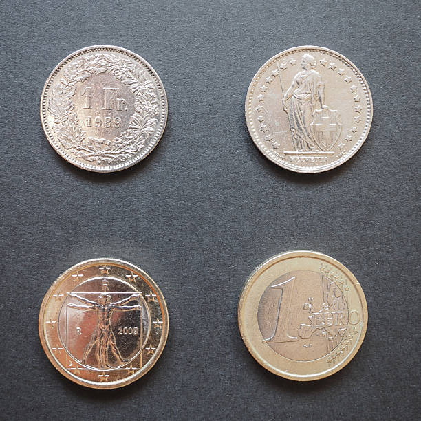 istock Swiss francs and Euros 476512166