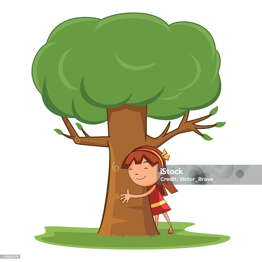 Girl Hugging Tree Stock Illustration - Download Image Now - Tree, Child, Embracing - iStock Girl Hugging Tree Stock Illustration - Download Image Now - Tree, Child, Embracing - iStock