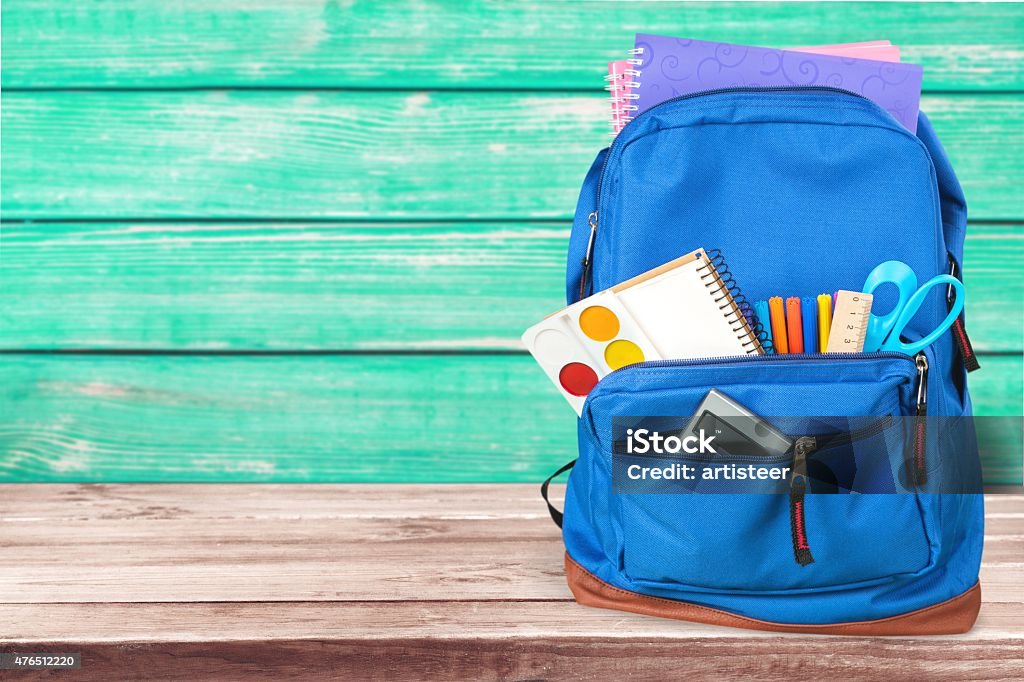 School, bag, backpack School, bag, backpack. Backpack Stock Photo