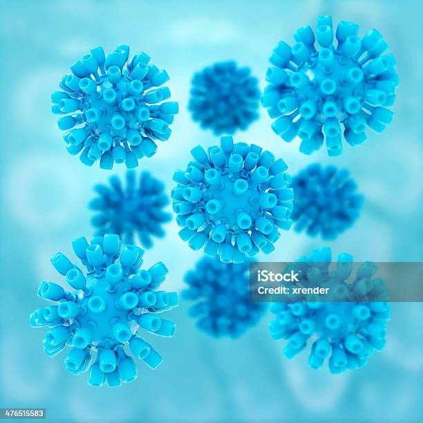 Virus Dellepatiteillustrazione Di Rendering 3d - Fotografie stock e altre immagini di Epatite B - Epatite B, Lettera B, Epatite C