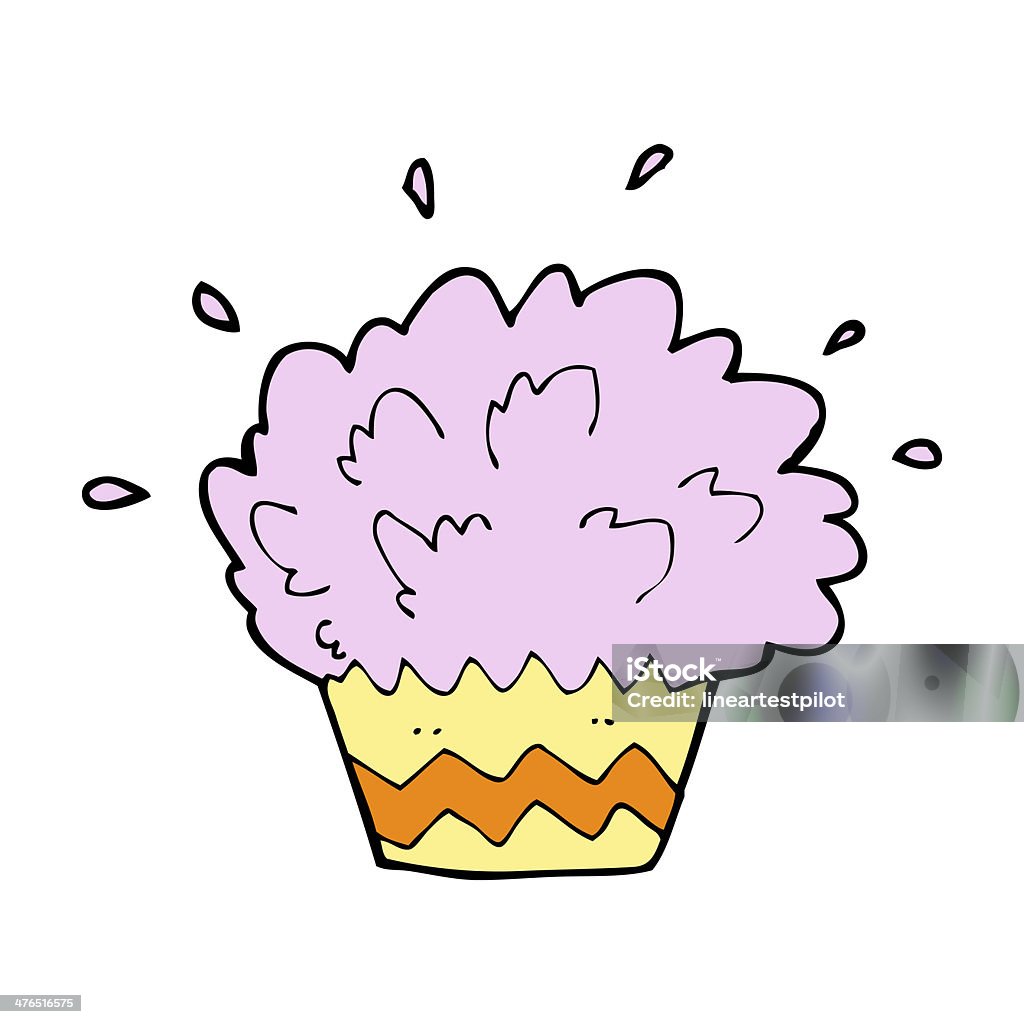 Cartoon Cake Exploding Cartoon Exploding Cupcake Stock Illustration - Download Image Now ...