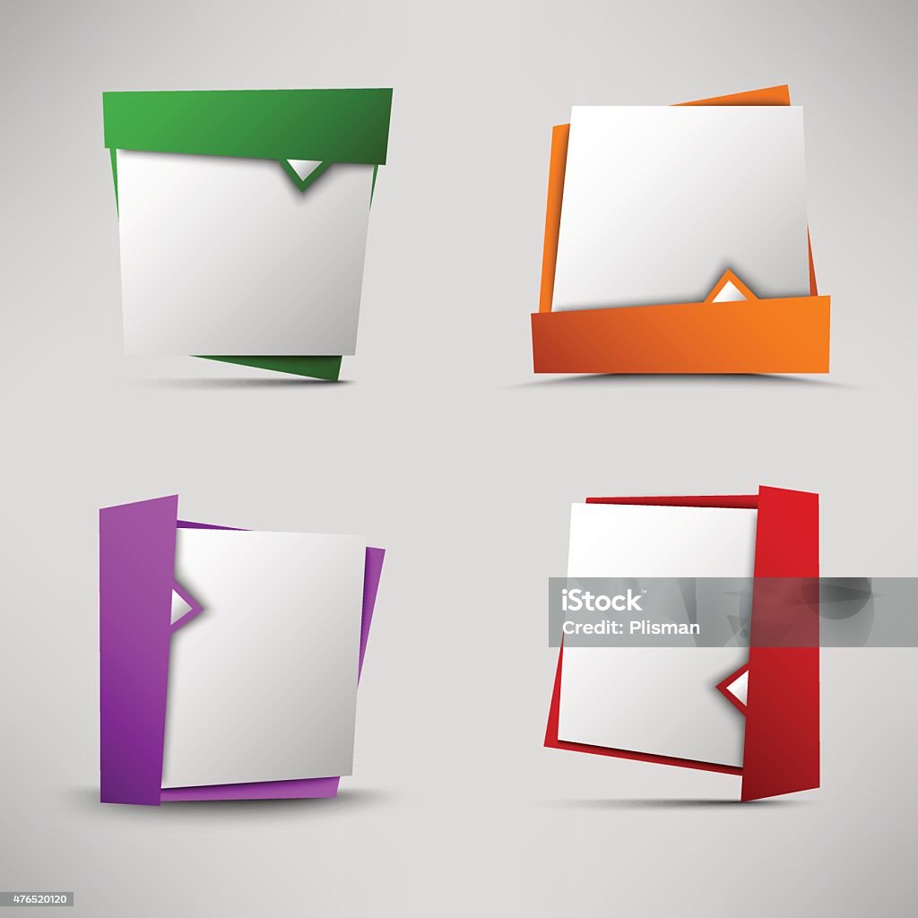 Colored Pointers Design Element Template Stock Illustration - Download ...