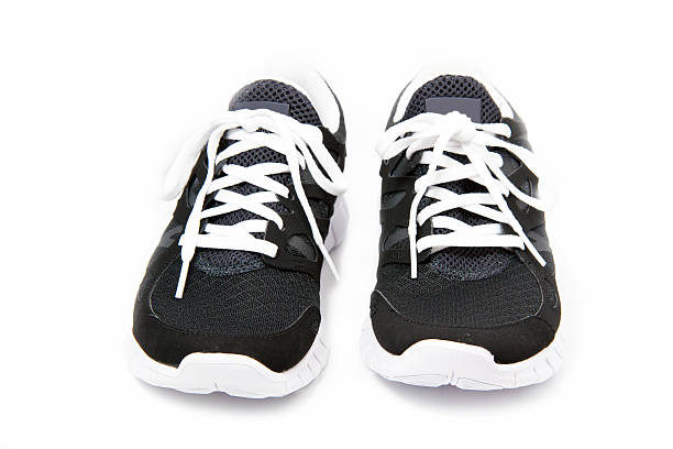istock Black and white sport shoes 476520429
