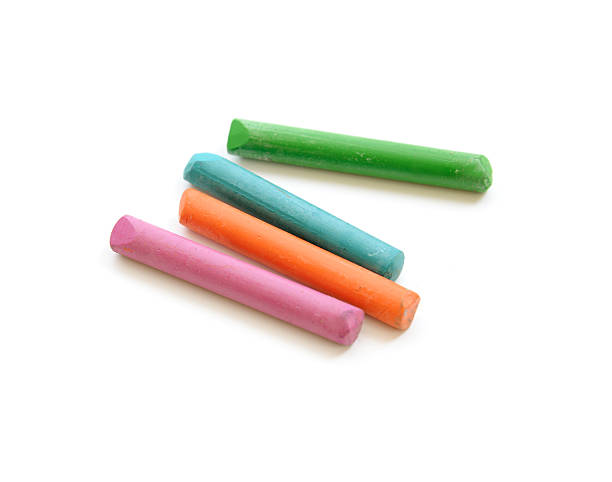 istock Close up of multicolor crayon pencils on white background 476522610