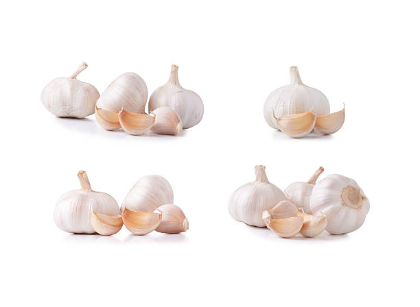 istock Close up of garlic on a white background. 476523152