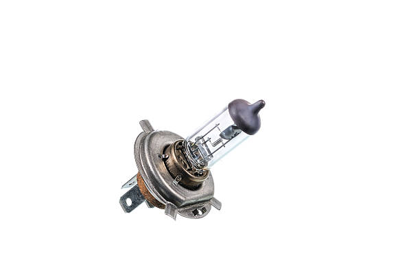 istock Halogen car headlamp bulb with main and dipped beams 476523686