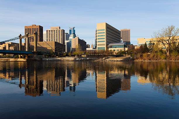 istock Minneapolis Minnesota skyline reflecting in the Mississippi River 476523906