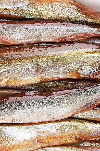 istock close up of golden smoke sprats 476525759