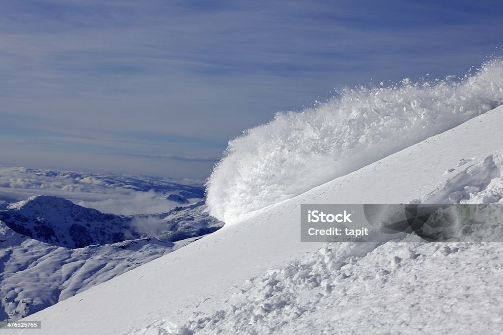 Heliskiing w Monashees Kolumbia Brytyjska - Zbiór zdjęć royalty-free (Biały)