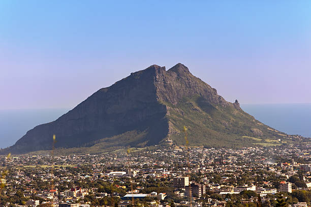 istock Mauritius. View of mountains and Indian Ocean 476527540