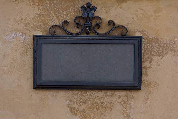 istock Empty rustic sign in Tuscany Italy 476528926