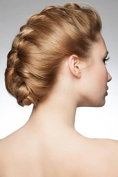 istock Woman with braid hairdo 476529055