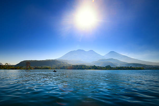 Photo of Volcanic Atitlan Lake in Guatemala