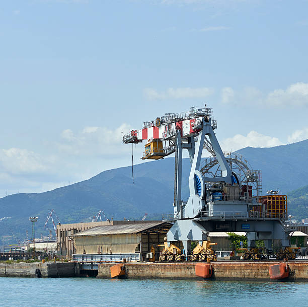 istock crane in the harbour of genova 476531760