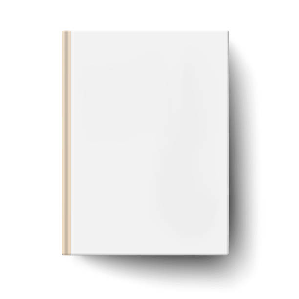 istock Blank book cover isolated on white background. Raster illustration. 476532092
